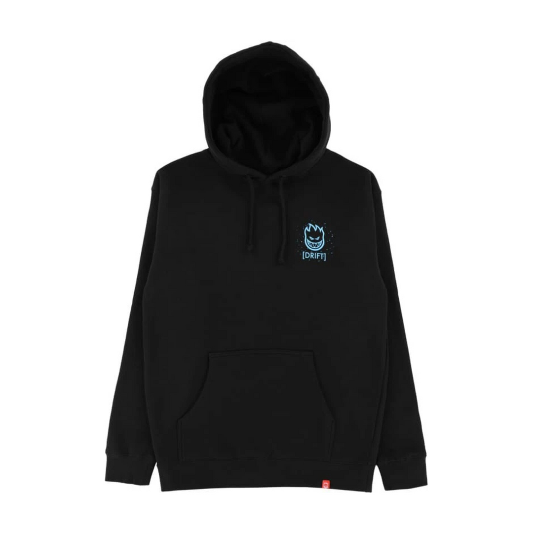 SPITFIRE X ATLANTIC DRIFT - JELLY CLASSIC HOODIE - BLK