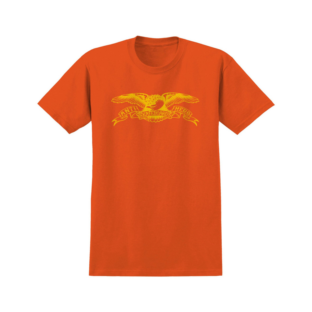 ANTIHERO - EAGLE S/S TEE - ORANGE/YELLOW