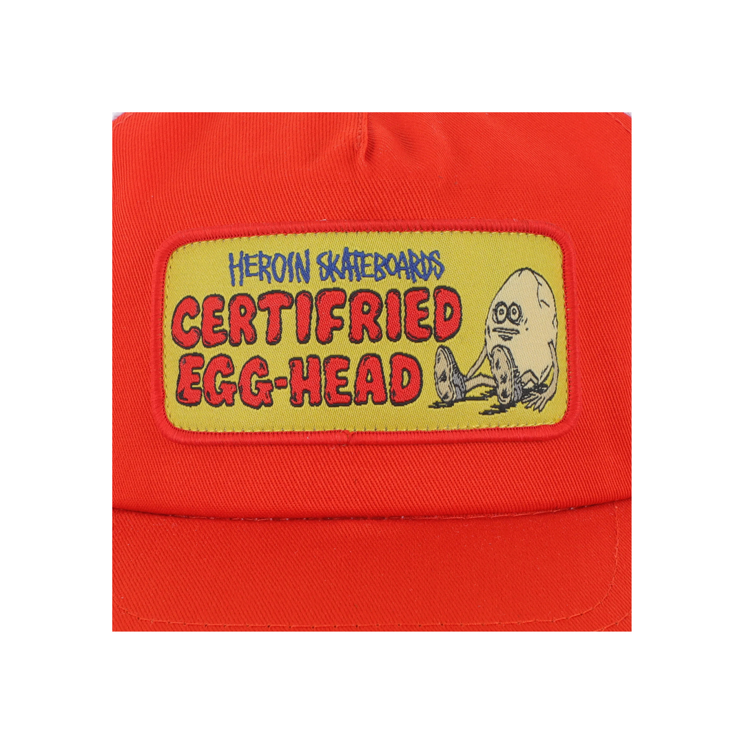 HEROIN - CERTIFIED TRUCKER HAT - ORANGE