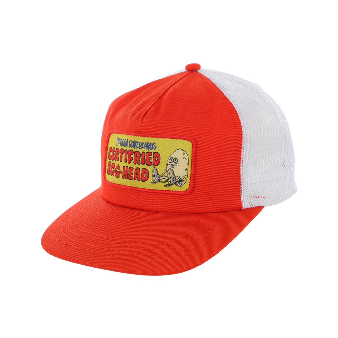 HEROIN - CERTIFIED TRUCKER HAT - ORANGE