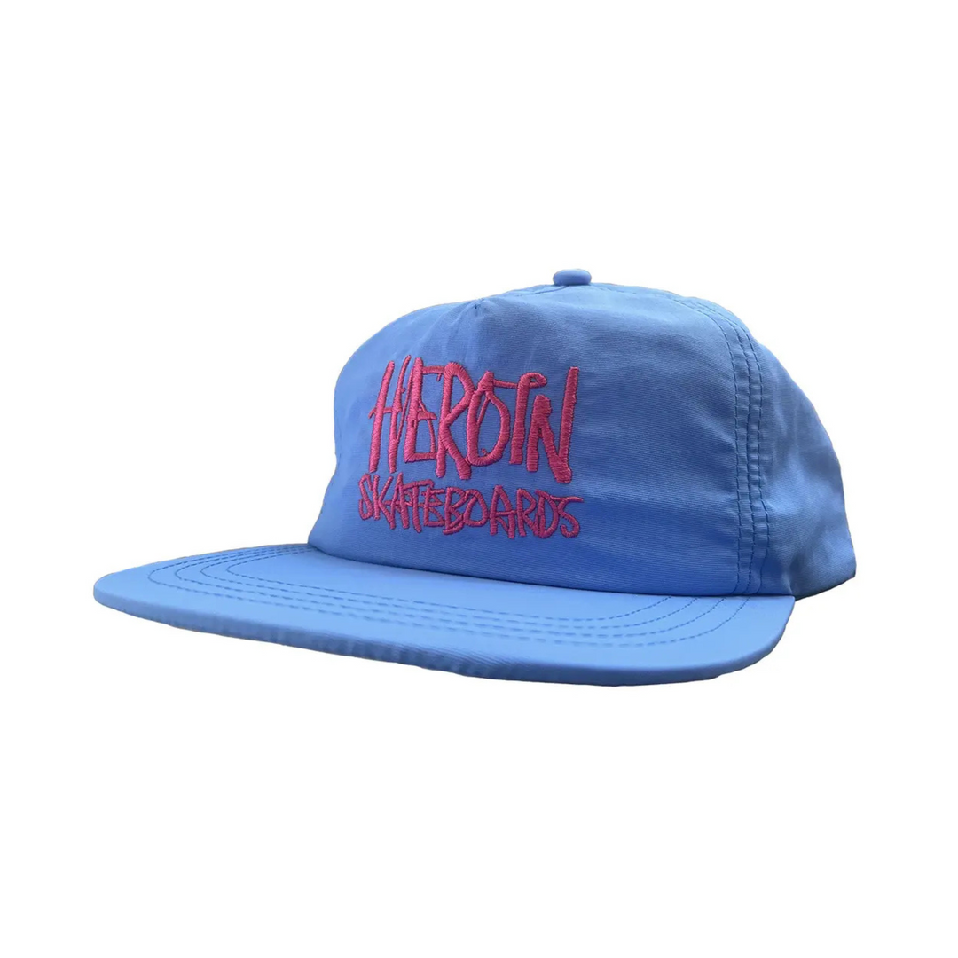 HEROIN - SCRIPT NYLON SNAPBACK - BLU/PNK