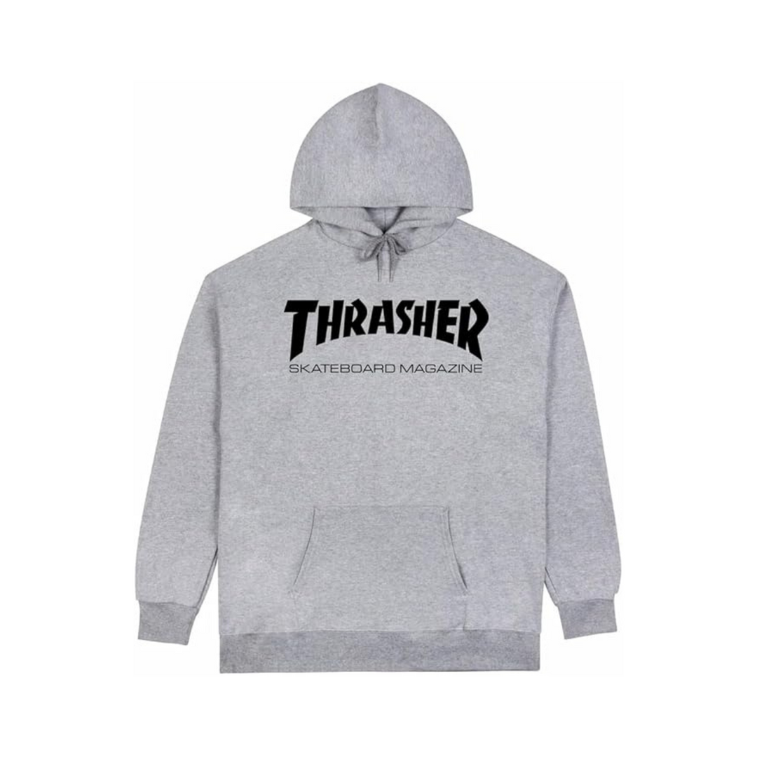 THRASHER - SKATE MAG HOODIE - GREY