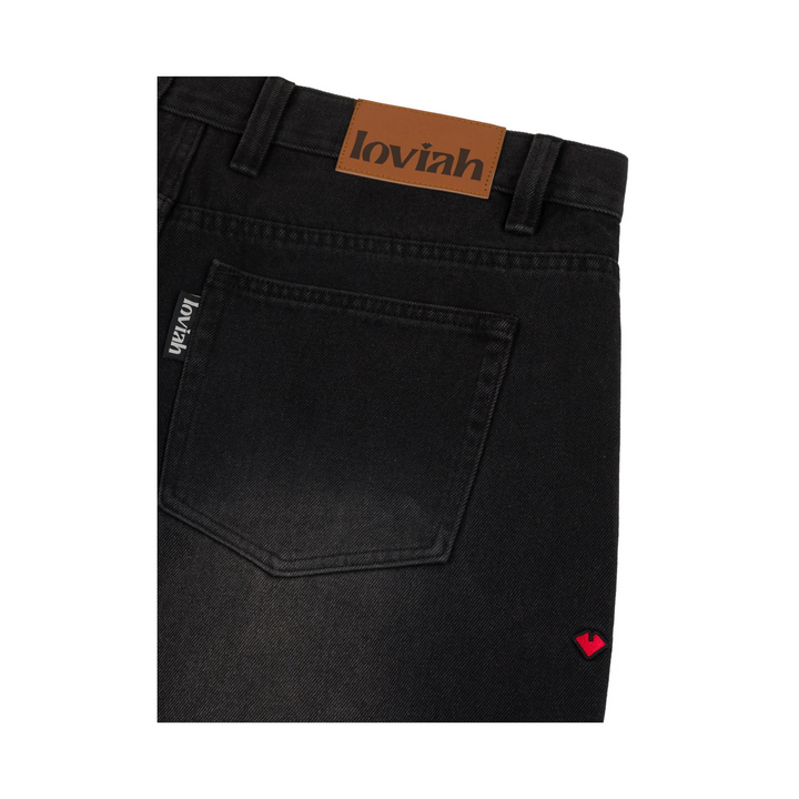 LOVIAH - OG BAGGY 5 POCKET DENIM VINTAGE SANDBLAST BLACK