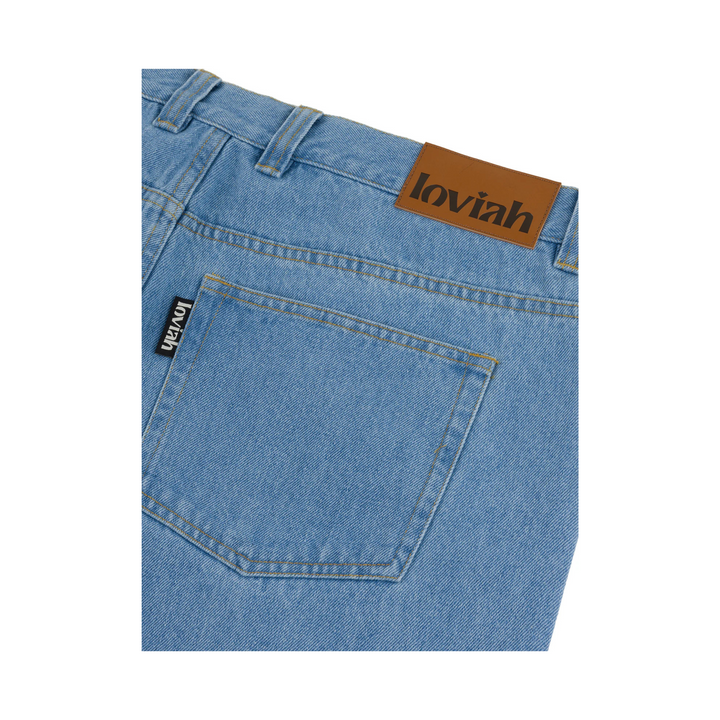 LOVIAH - OG BAGGY 5 POCKET DENIM INDIGO LIGHT WASH