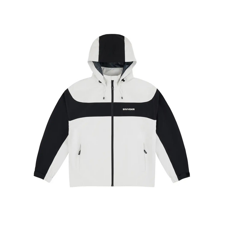 SOUVENIR - 2.5 PLY RECESSION JACKET MARSHMELLOW/BLACK