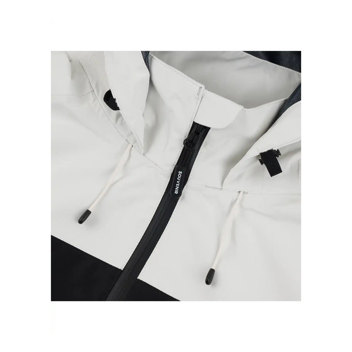 SOUVENIR - 2.5 PLY RECESSION JACKET MARSHMELLOW/BLACK