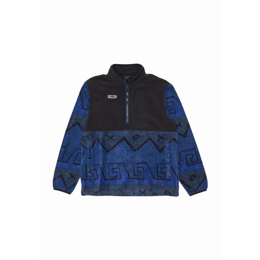 AIRBLASTER - FLEECE HALF ZIP - DARK WAVE -