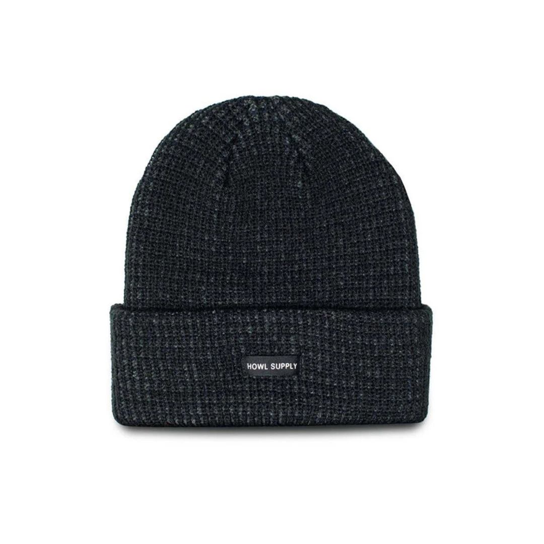 HOWL - SLASH BEANIE - BLACK -