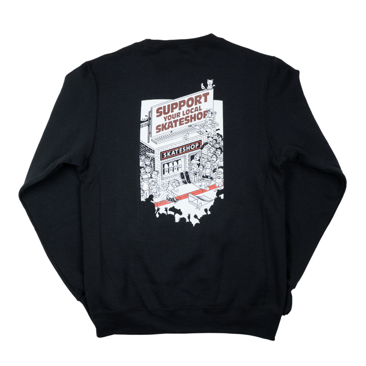 BOARDERLINE - SSD SUPPORT YOUR LOCAL CREW - BLK