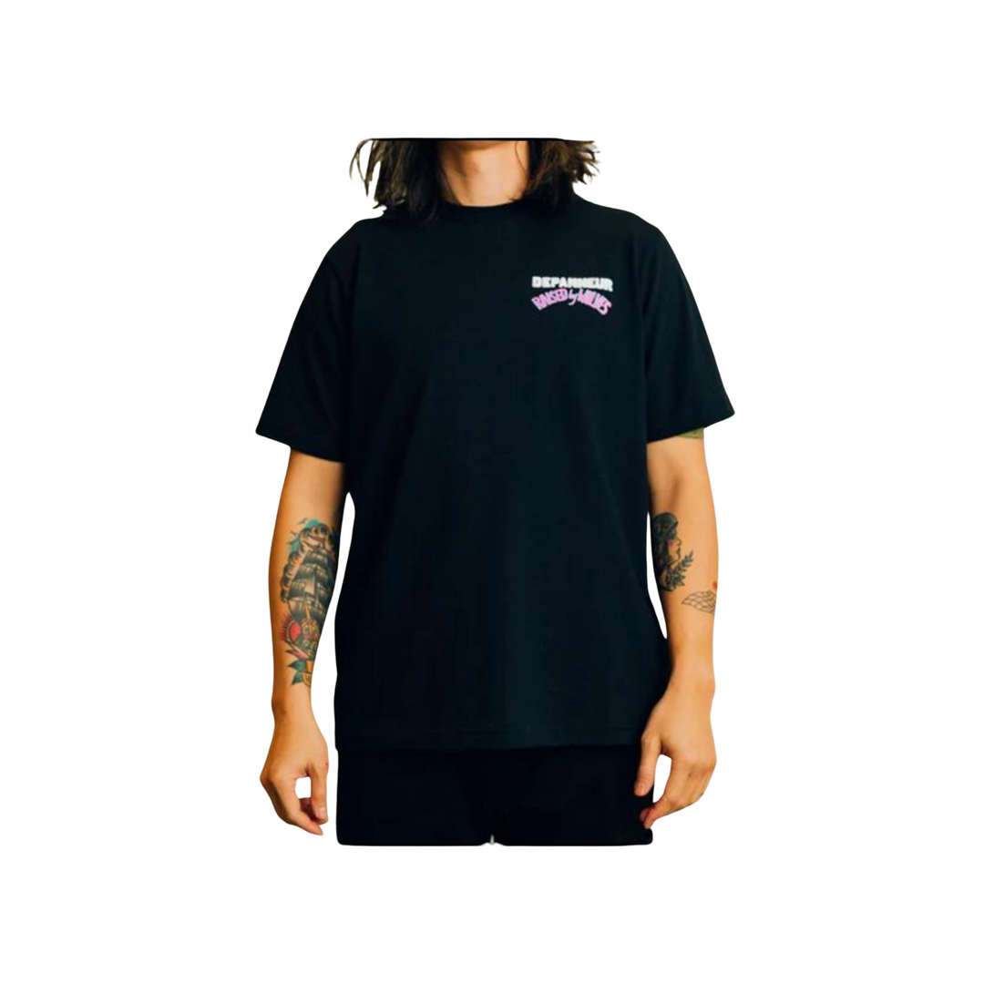 RAISED BY WOLVES - DEPANNEUR TEE - BLACK
