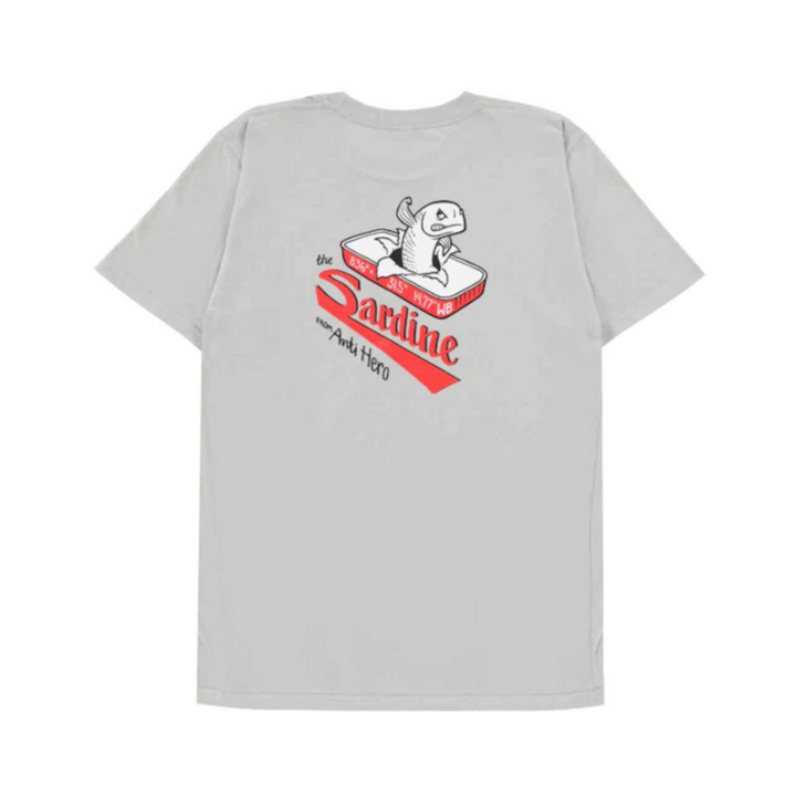 ANTIHERO - SARDINE S/S TEE - SILVER