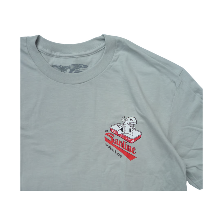 ANTIHERO - SARDINE S/S TEE - SILVER