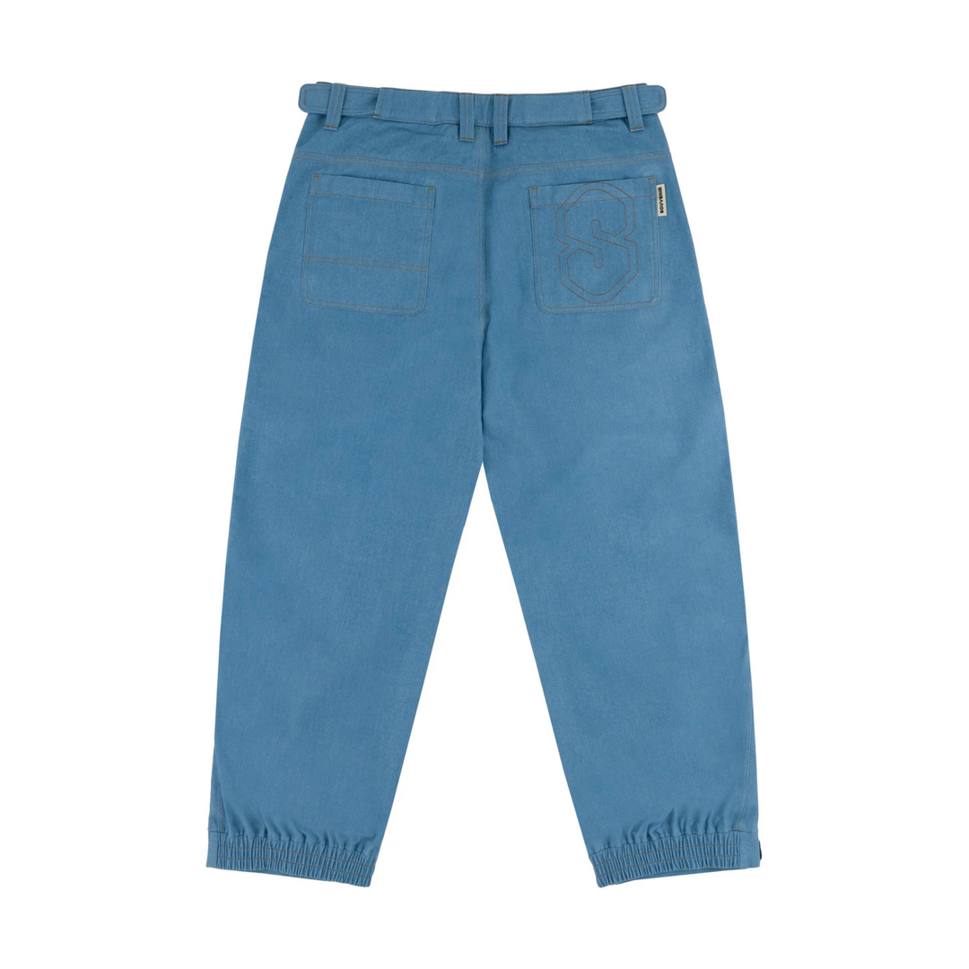SOUVENIR - 3 PLY DENIM PANT FADED INDIGO