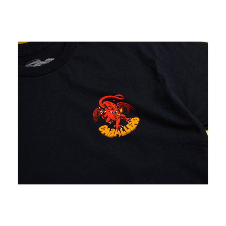 POWELL PERALTA - CAB DRAGON II TEE - BLK