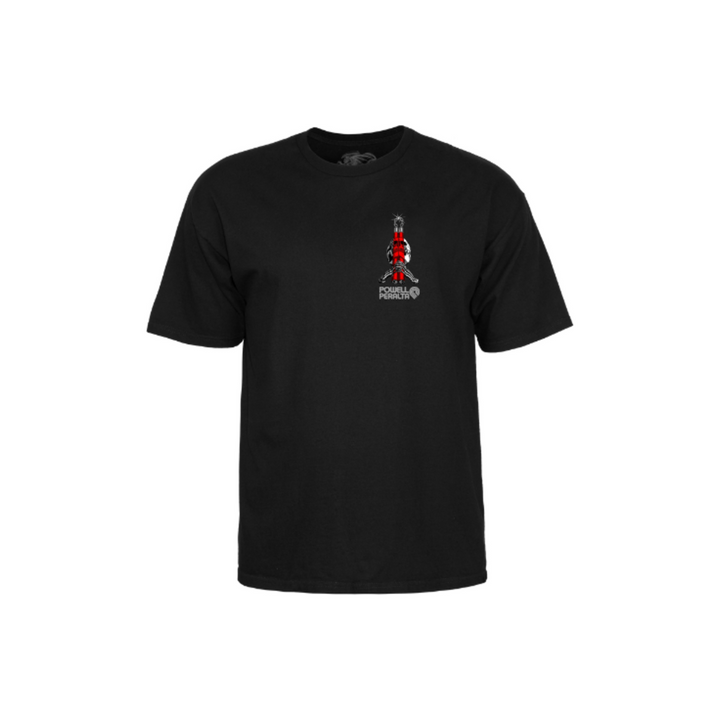 POWELL PERALTA - BRUCE LEE SKULL & SWORD TEE - BLK