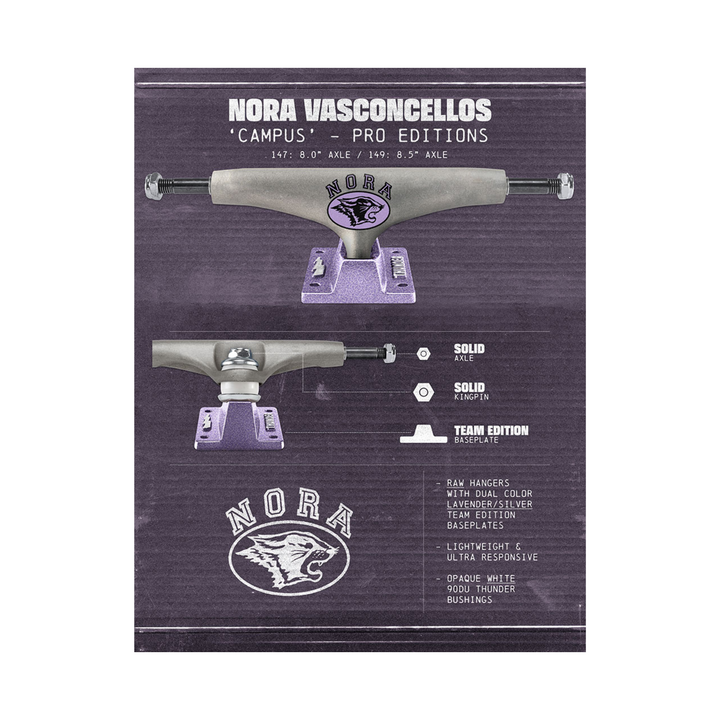 THUNDER - NORA PRO EDITION CAMPUS 149 - LAVENDER/RAW