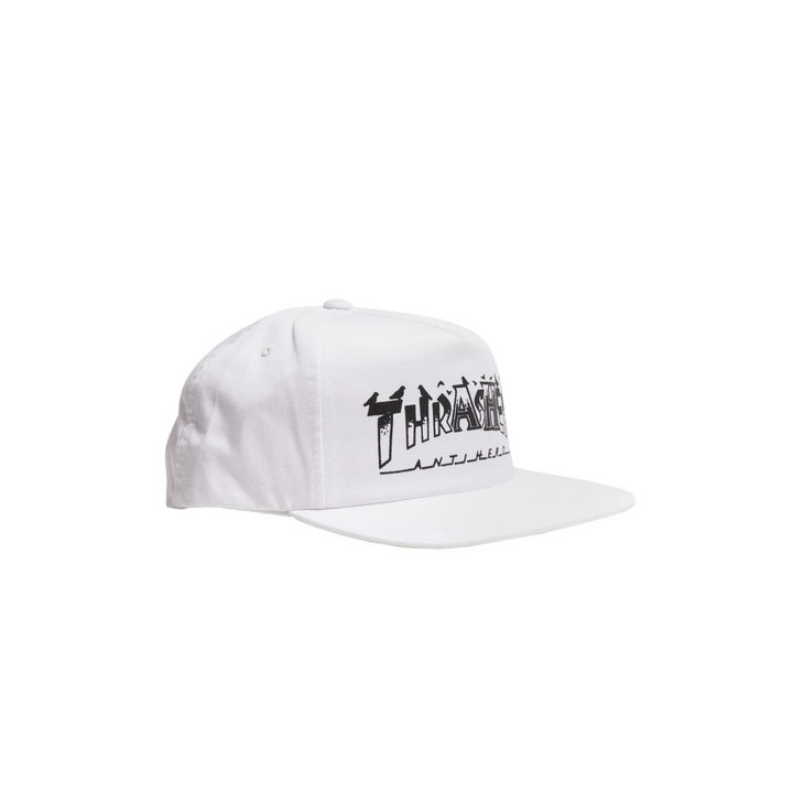 THRASHER X ANTI HERO - PIGEON MAG SNAPBACK - WHT