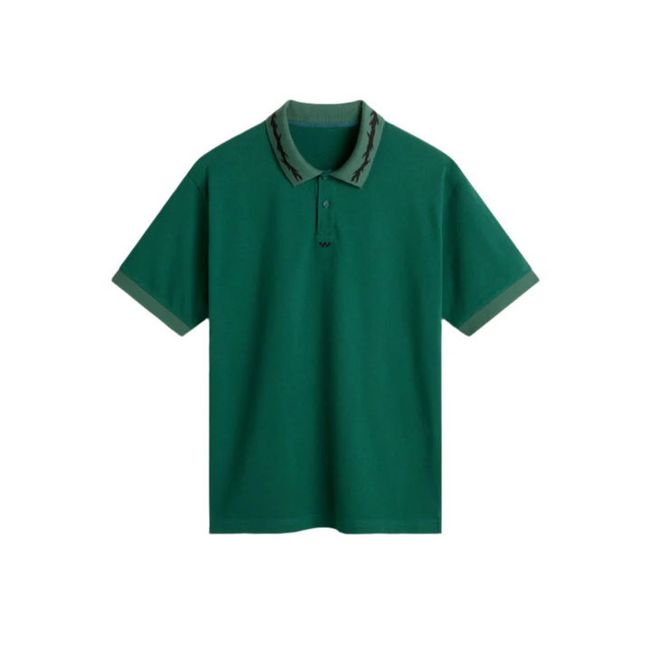 VANS - SKATE MESH POLO SHIRT - GREEN