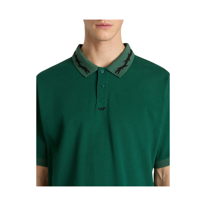 VANS - SKATE MESH POLO SHIRT - GREEN