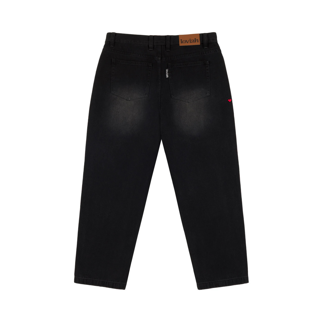 LOVIAH - OG BAGGY 5 POCKET DENIM VINTAGE SANDBLAST BLACK