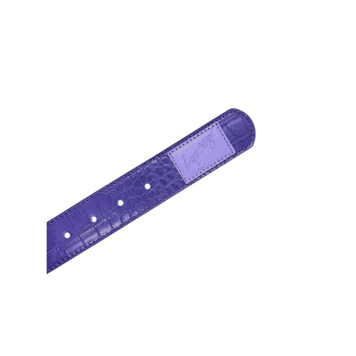 LOOSEY - CROCK SKIN BELT - PURPLE - OS