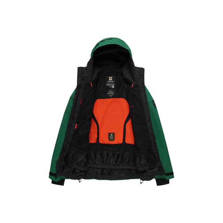 686 - MENS GORE-TEX GT THERMAGRAPH JACKET EMERALD GREEN - 25/26