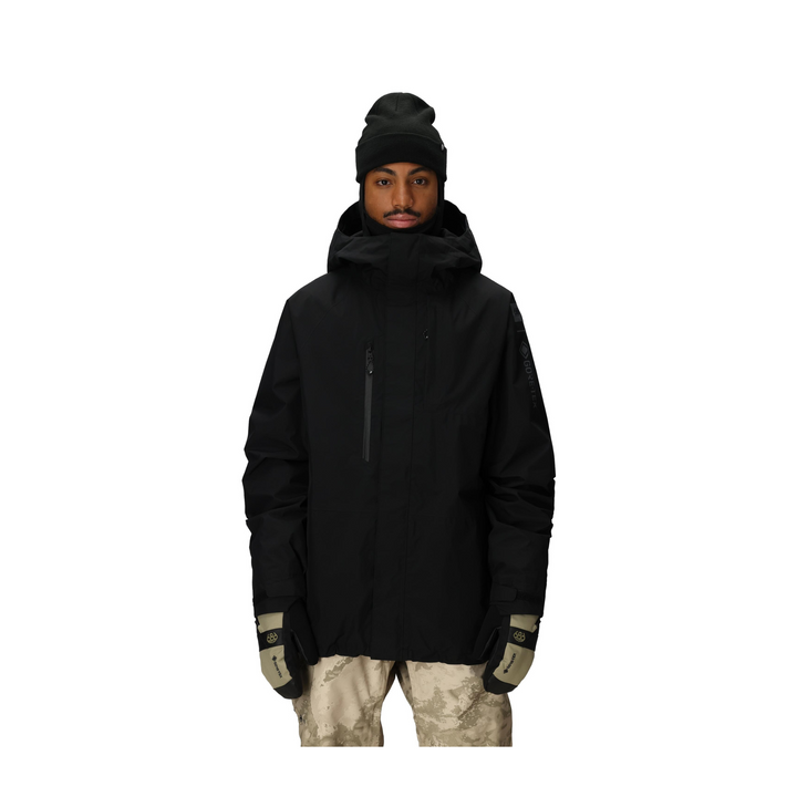 686 - MENS GORE-TEX CORE INSULATED JACKET BLACK - 25/26
