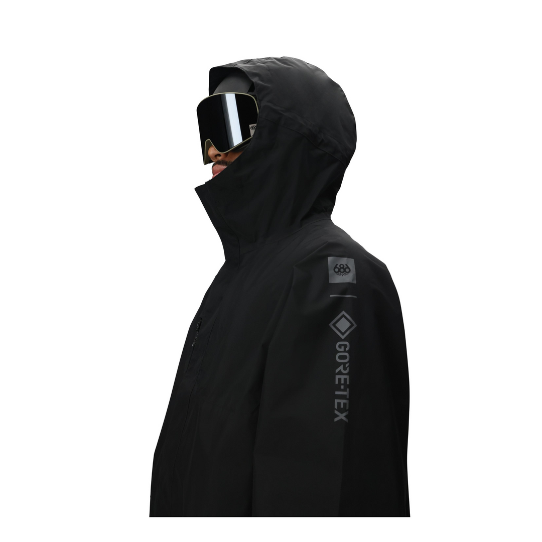 686 - MENS GORE-TEX CORE INSULATED JACKET BLACK - 25/26