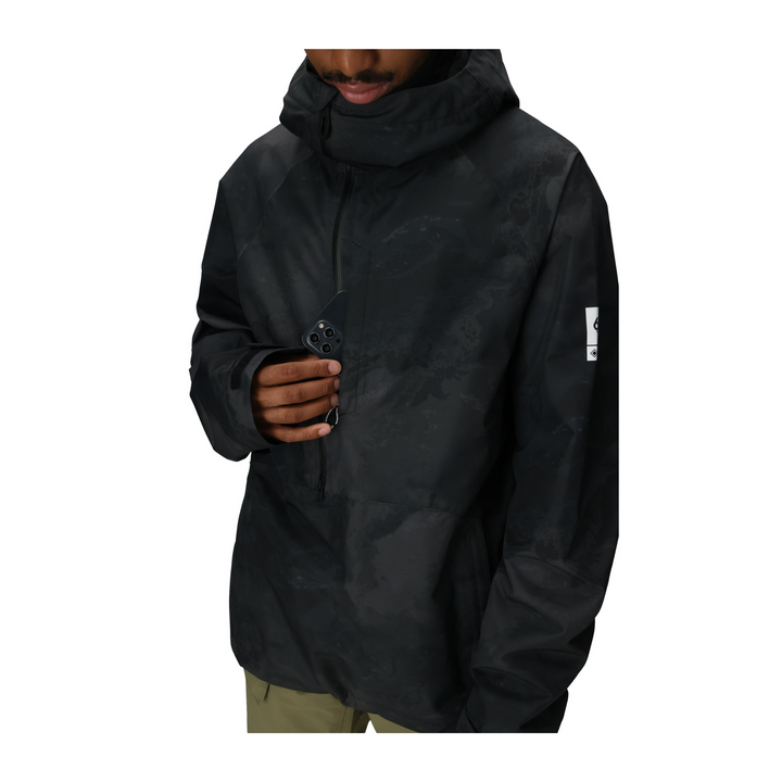 686 - MENS GORE-TEX FRAGMENT SHELL ANORAX BLACK HEMISPHERE - 25/26
