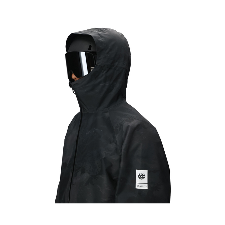 686 - MENS GORE-TEX FRAGMENT SHELL ANORAX BLACK HEMISPHERE - 25/26