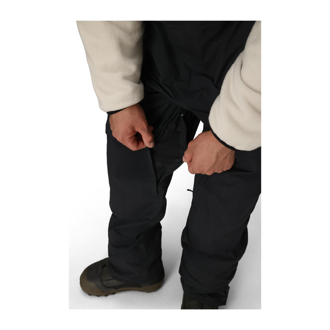 686 - MENS GORE-TEX DISPATCH SHELL BIB BLACK - 25/26