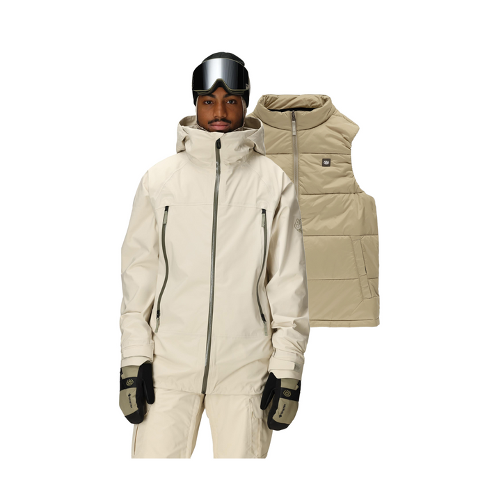 686 - MENS SMARTY 3 IN 1 RODEO 3L JACKET LIMESTONE - 25/26