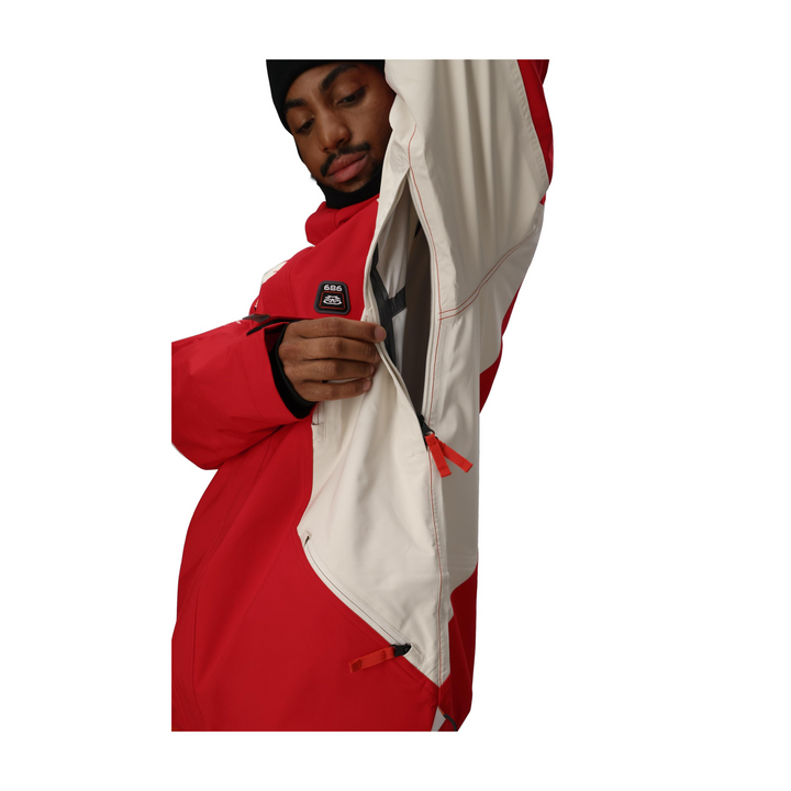 686 - MENS 2002 X3 JACKET TRUE RED - 25/26