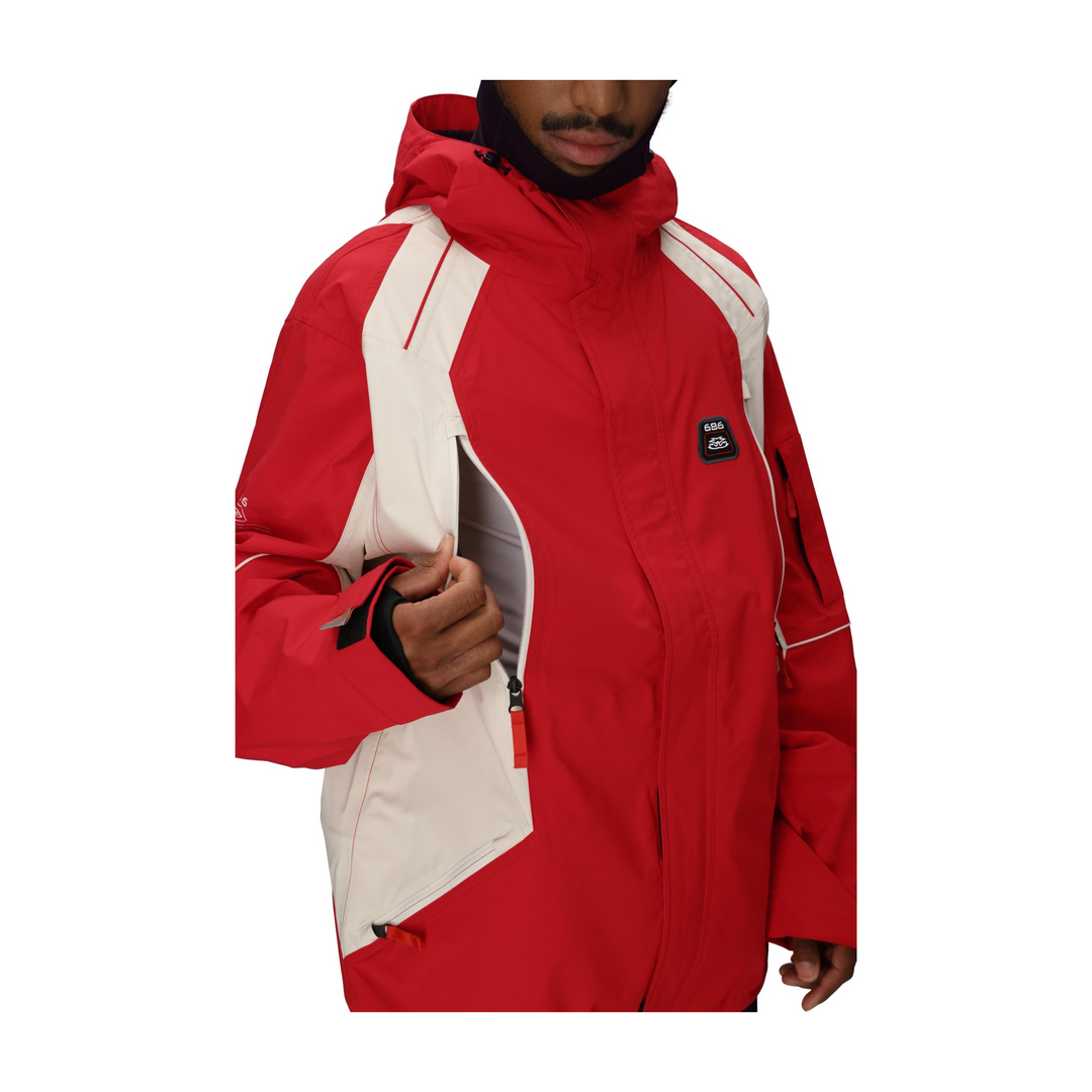 686 - MENS 2002 X3 JACKET TRUE RED - 25/26