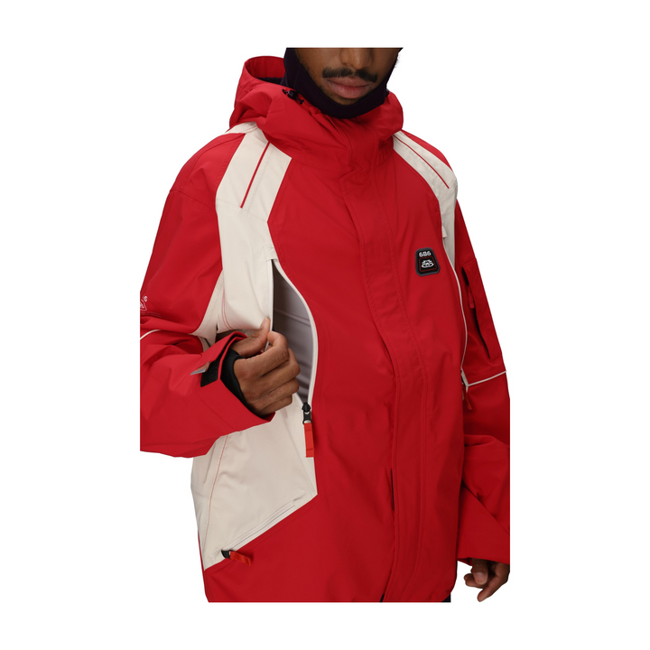 686 - MENS 2002 X3 JACKET TRUE RED - 25/26