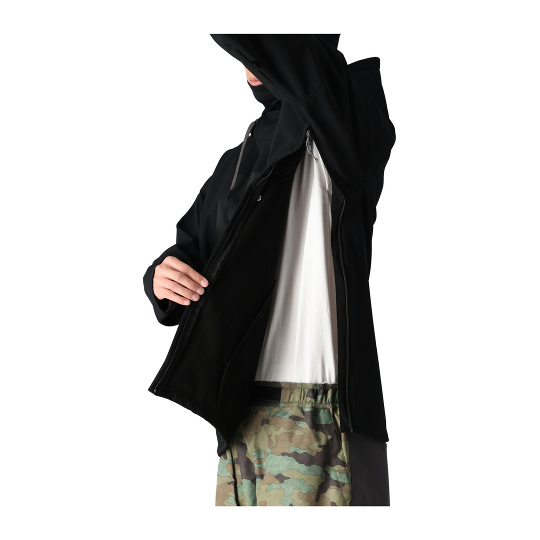 686 - MENS WATERPROOF HOODY BLACK - 25/26