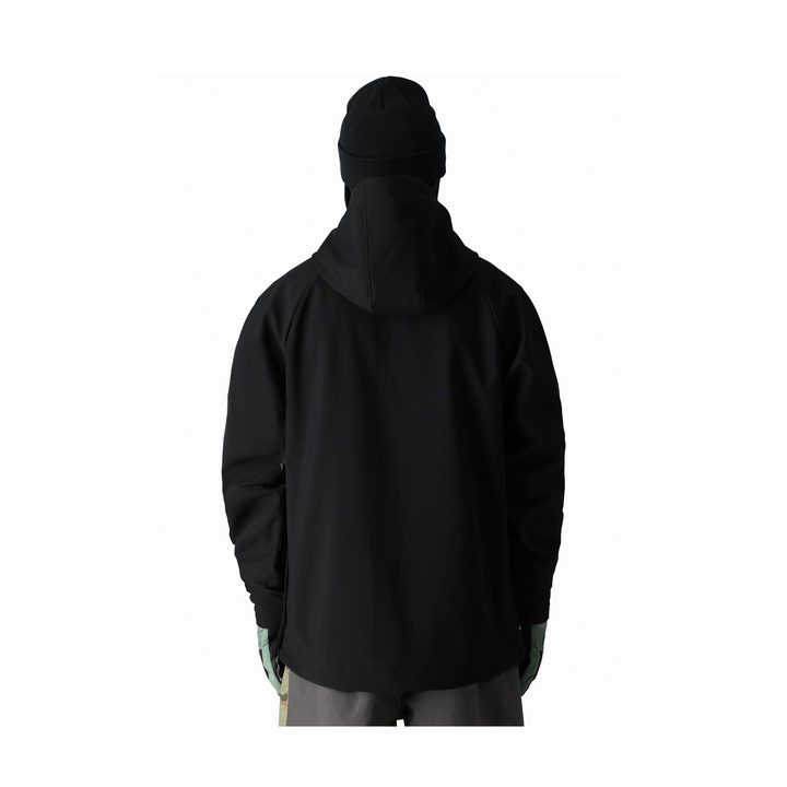686 - MENS WATERPROOF HOODY BLACK - 25/26