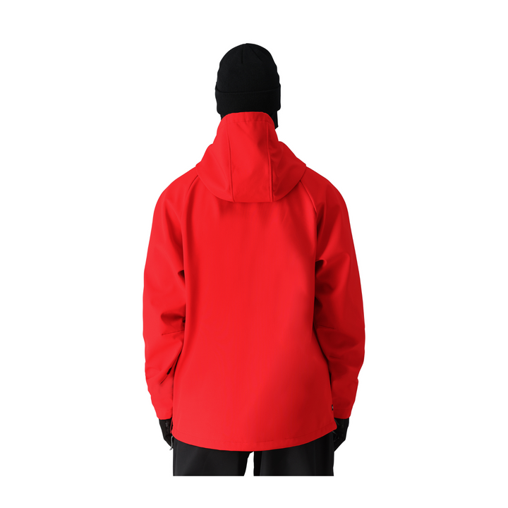 686 - MENS WATERPROOF HOODY TRUE RED - 25/26