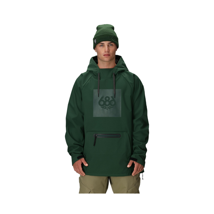 686 - MENS WATERPROOF HOODY MOSS GREEN - 25/26
