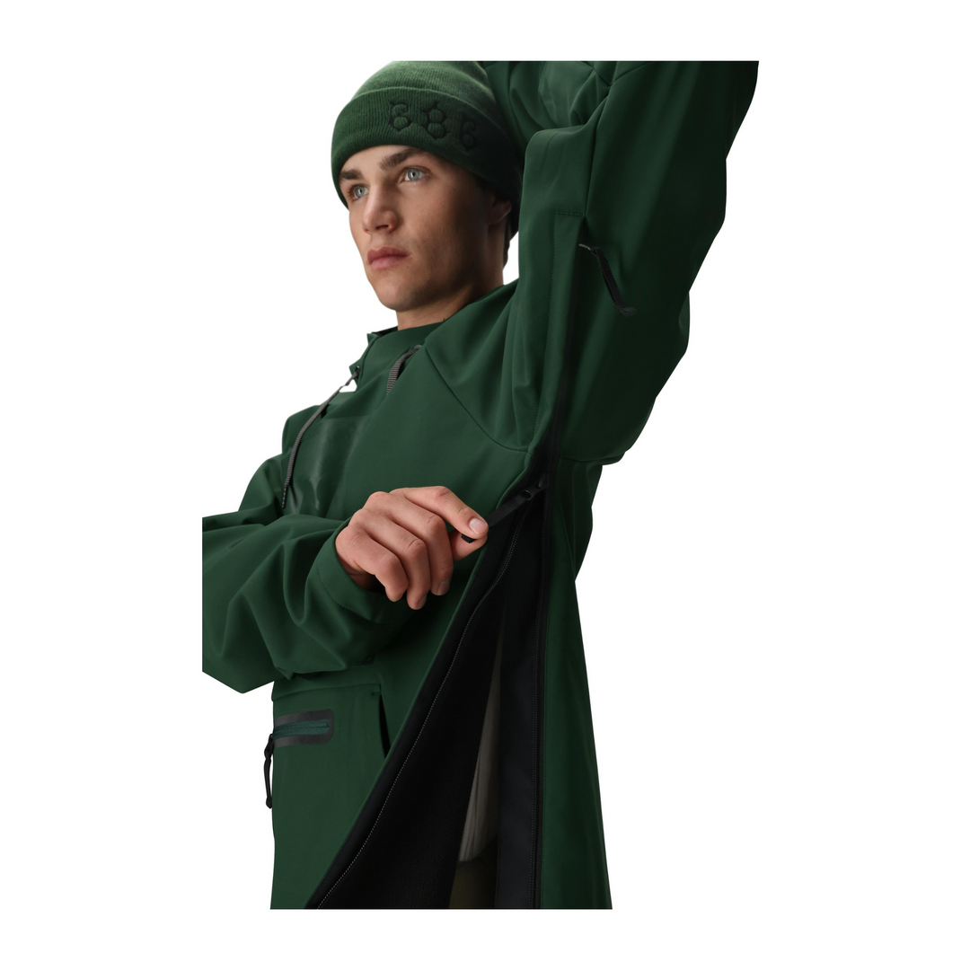 686 - MENS WATERPROOF HOODY MOSS GREEN - 25/26