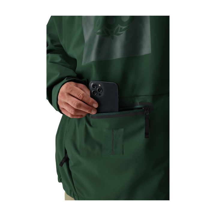 686 - MENS WATERPROOF HOODY MOSS GREEN - 25/26