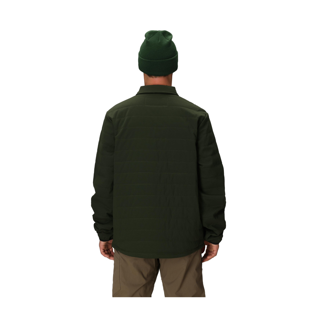 686 - MENS THERMAL DRY SNAP UP SHIRT DARK GREEN - 25/26