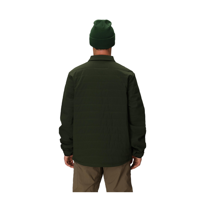 686 - MENS THERMAL DRY SNAP UP SHIRT DARK GREEN - 25/26