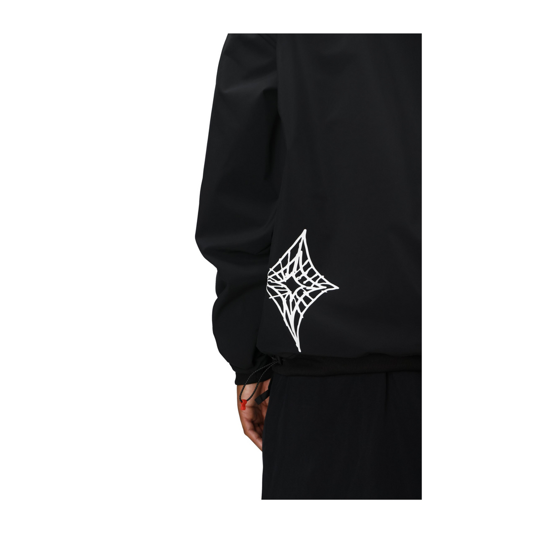 686 - MENS WATERPROOF TEAM HOODY BLACK PRINT - 25/26