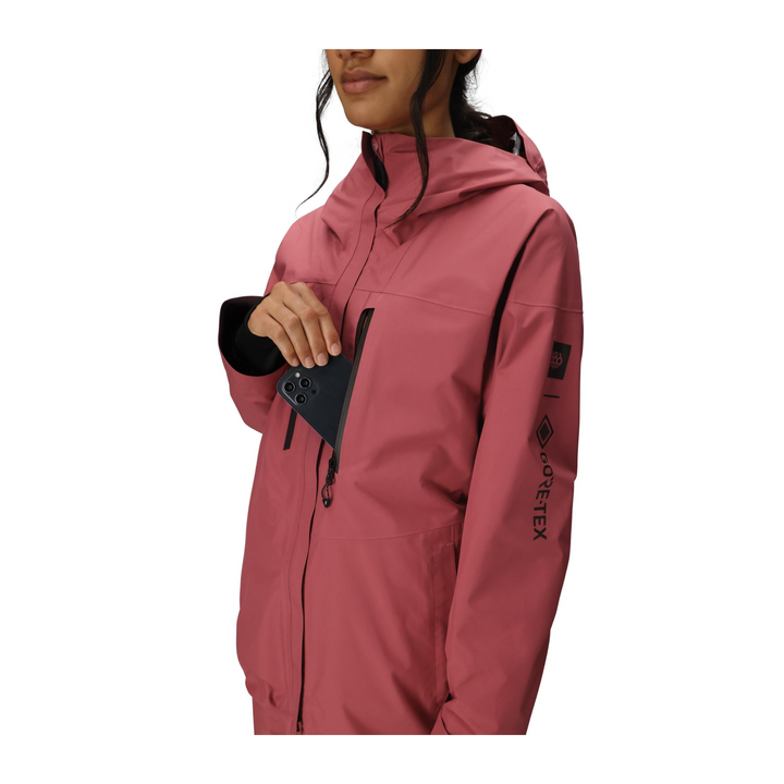 686 - WOMENS GORE-TEX SKYLINE THERMAGRAPH JACKET ROSEWOOD - 25/26