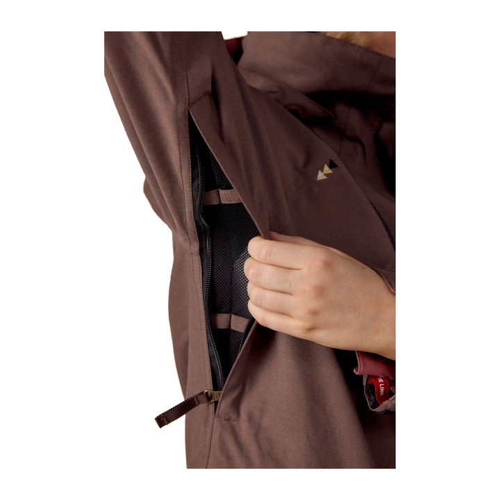 686 - WOMENS SMARTY SPELLBOUND JACKET PEPPERCORN DOBBY - 25/26