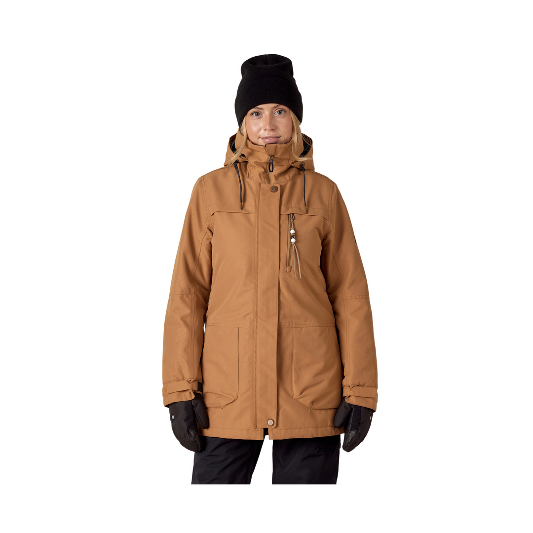 686 - WOMENS SPIRIT INSULATED JACKET CARAMEL RIPSTOP - 25/26