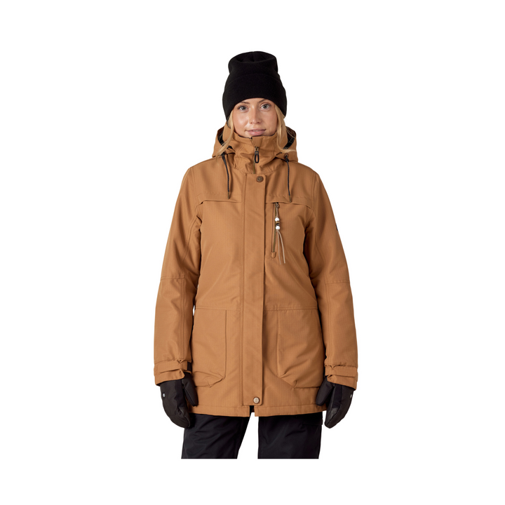 686 - WOMENS SPIRIT INSULATED JACKET CARAMEL RIPSTOP - 25/26