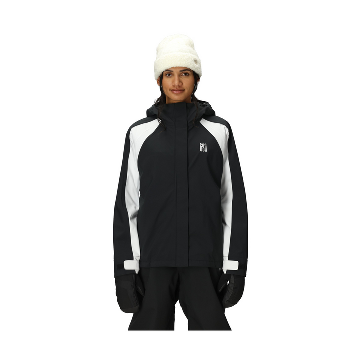 686 - WOMENS HOLOGRAM SHELL JACKET BLACK - 25/26