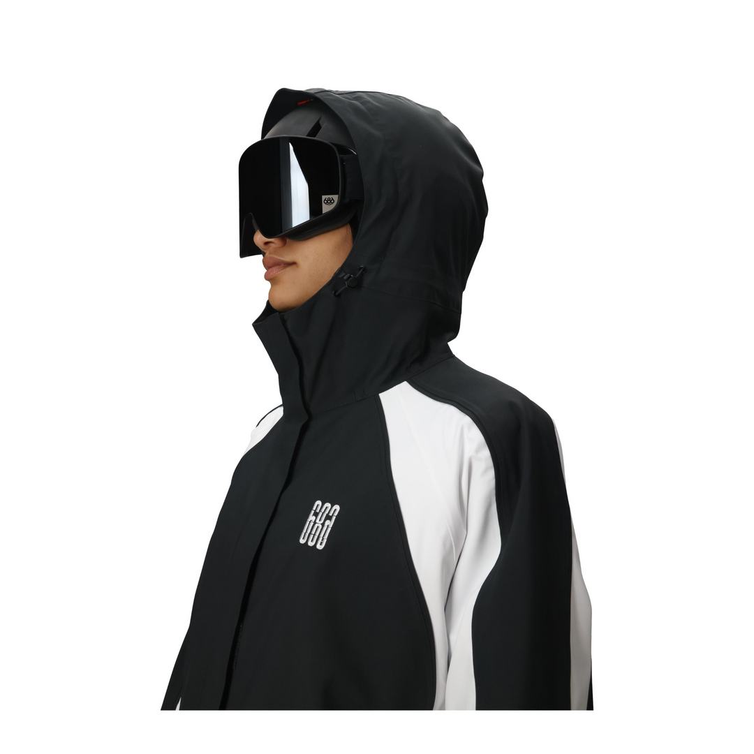 686 - WOMENS HOLOGRAM SHELL JACKET BLACK - 25/26